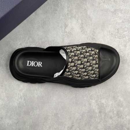 Local Core Private Dior Dior's Latest H-Town Series Oblique Thick-Soled Sandals. - Click Image to Close