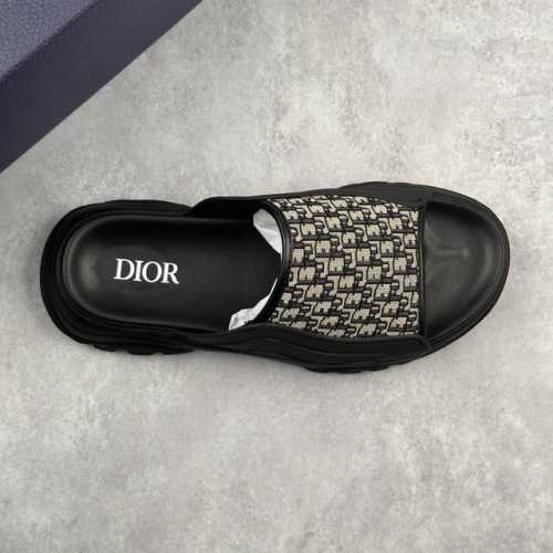 Local Core Private Dior Dior's Latest H-Town Series Oblique Thick-Soled Sandals.