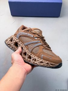 Company-Grade! Dior B35 Round-Toe Lace-Up Low-Top Casual Shoes Crafted From Ligh