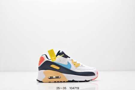 Nike Air Max 90 Kids' Shoes With Rear Cushioning For Running. As A Casual Air Ma - Click Image to Close
