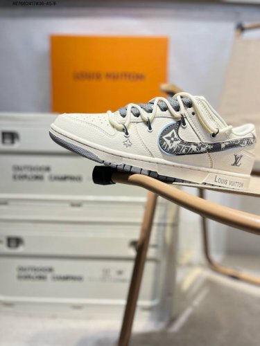 Nike Sb Dunk Low "Lv Joint" Anniversary High-End Custom Low-Top Casual Shoes Cus