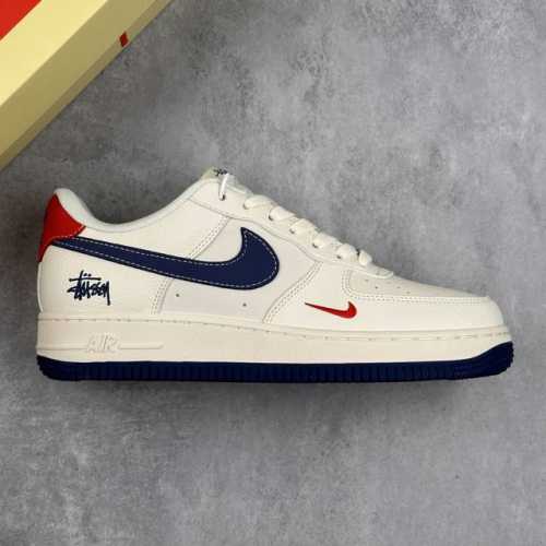 Local Core Private Nike Air Force 1'07 Low Stussy Joint Beige Bottom Red Tail Ai