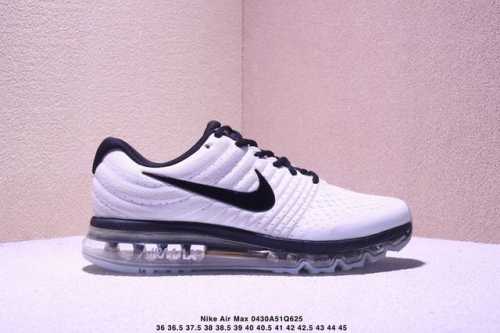 Nike Air Max 2017 Nike Full-Length Air Cushion Running Shoes, Fabric Material, A