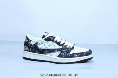 Jordan Air Jordan 1 Low Aj1 Jordan 1 Low-Top Retro Cultural Casual Sports Basket