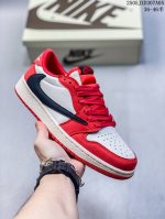 Authentic With Half Sizes! Jordan 1 Air Jordan 1 Low-Top Aj1 Reverse Swoosh Seri