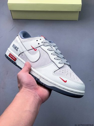 Nike Dunk Sb Low Skateboard Shoes - Pure Original Production Line! Top Layer Wit