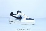 Nike Air Force 1 Af1 Low-Top Casual Skate Shoes Gray/Black Product Code: Ci0919-