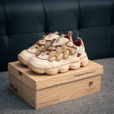 Core Private Fila Fila Trendy Brand Fusion Lava Shoes Daddy Shoes Thick-Soled Sp