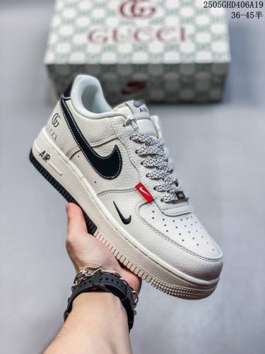Limited Edition Overseas Sale Company-Level Nike Air Force 1 '07 Low Gucci Co-Br