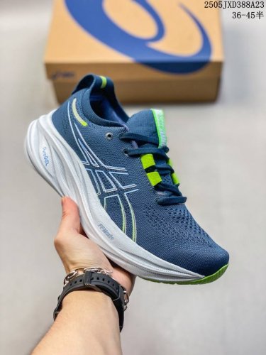 Real Label With Half Size Asics Nimbus 26 Men And Women N26 Breathable Cushionin