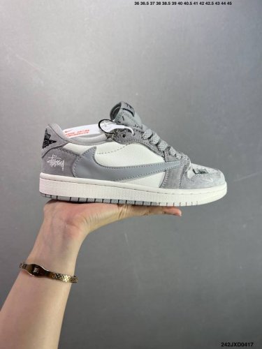 Corporate-Level Nike Air Jordan 1 Low Custom Color Matching Custom Aj Joint-High
