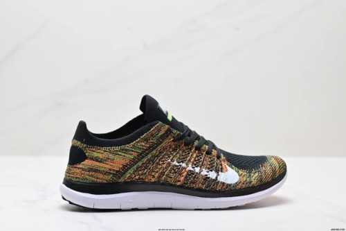Corporate Nike Free 4.0 Flyknit Barefoot 4.0 Light Running Shoes Textured And Up