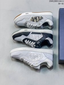 Dior B27 Oblique Galaxy Low Top Sneakers B27 Series Low-Top Retro Genuine Leathe