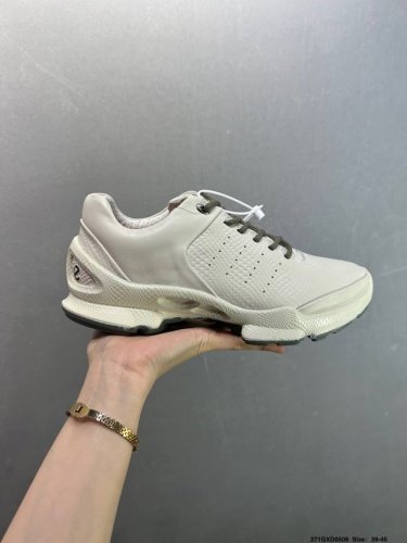 Company-Grade Ecco Men's Leather Breathable Casual Anti-Slip Running Shoes, Biom