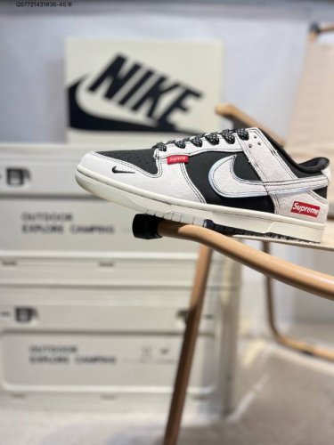 Nike Sb Dunk Low "Supreme Joint" Anniversary High-End Custom Low-Top Casual Shoe