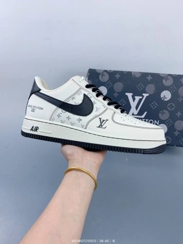 Company-Grade Nike Air Force 1 '07 Low Lv Collaboration White/Black Air Force On