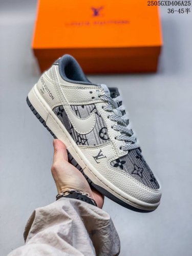 Overseas Hit Limited Sale Company-Level Nike Sb Dunk Low Lv Joint-Off-White Prin