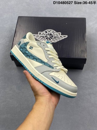 Company-Level Fragment X Travis Scott X Dior Air Jordan 1 Low Three-Party Joint