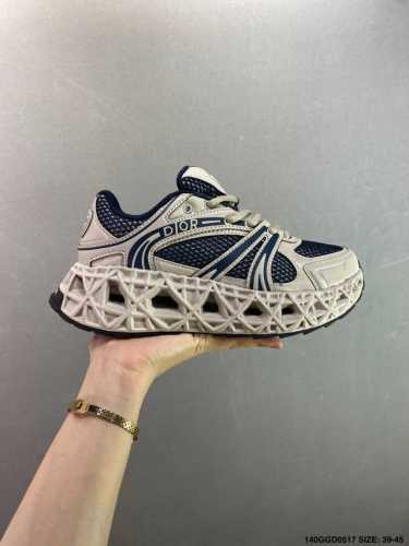 Corporate Dior Mesh Low-Top Sports Casual Shoes This Series Is Made Of Black Mes