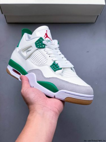 Company Level! Air Jordan 4 Retro Og Cement Aj4 Joe 4 Retro Casual Sports Basket
