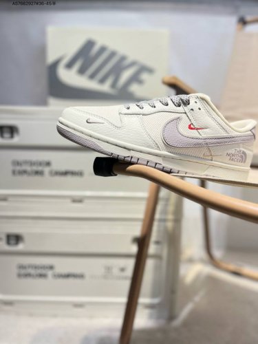 Nike Sb Dunk Low North Face Collaboration Anniversary Premium Custom Low-Top Cas