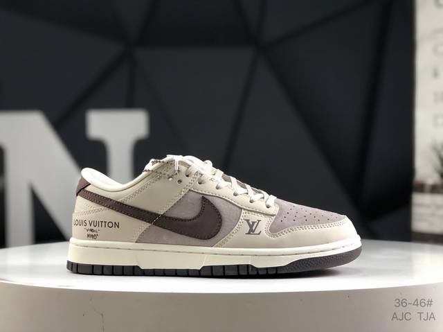 Real Label With Half Size Nike Nk Dunk Low Low-Top Casual Sneakers With Custom S