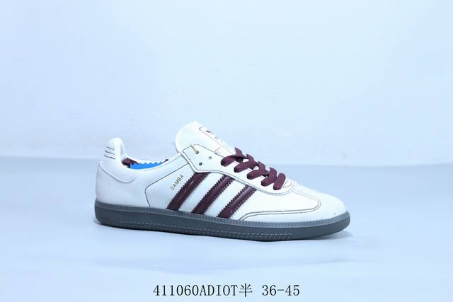 Adidas Originals Samba Vegan Og"Spd" Samba Series Gentleman German Training Foot