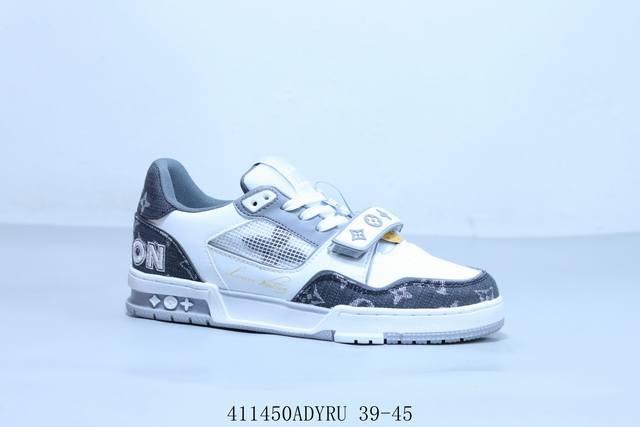Lv Louis Vuitton Trainer Sneaker Low Casual Sports Culture All-Match Basketball