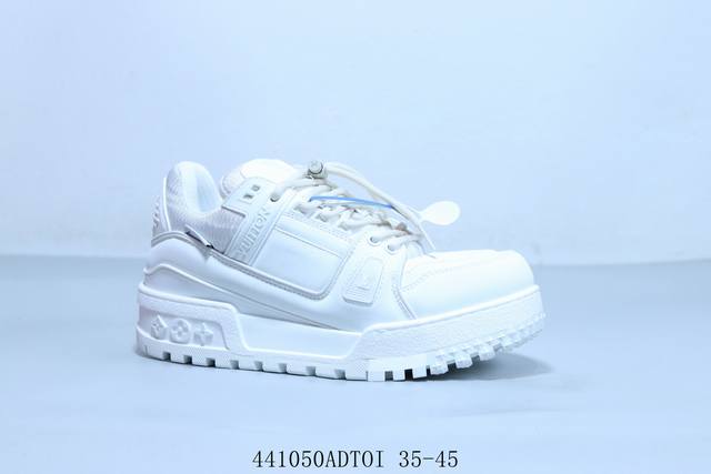 Lv Louis Vuitton Trainer Sneaker Low Casual Sports Culture All-Match Basketball