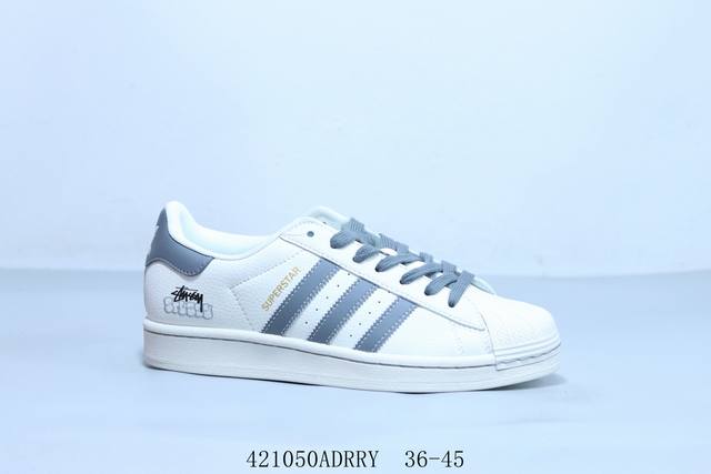 Adidas Adidas Originals Superstar Non-Slip Wear-Resistant Lightweight Breathable