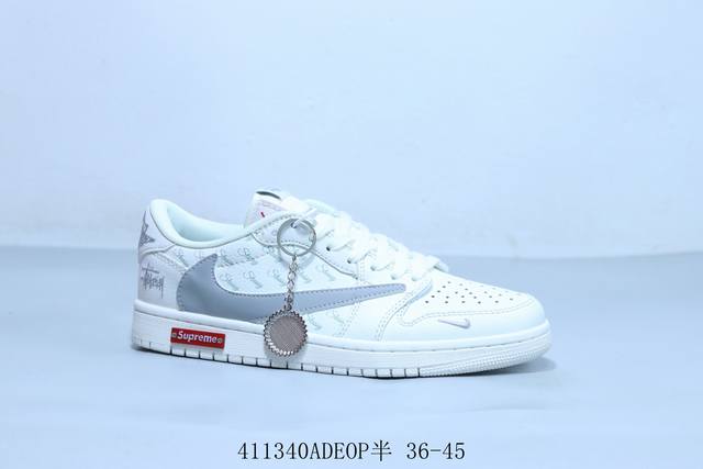 Jordan Air Jordan 1 Low Aj1 Joe 1 Low-Top Retro Culture Leisure Sports Basketbal