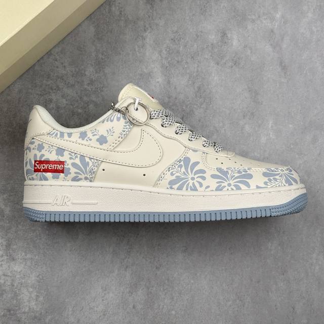 Local Core Private Nike Air Force 1'07 Low Supreme Joint Blue And White Air Forc