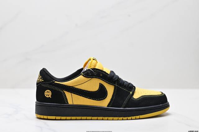 Authentic Nike Air Jordan 1 Low Se Aj1 Joe 1 Low-Top Casual Sneakers Synchronize