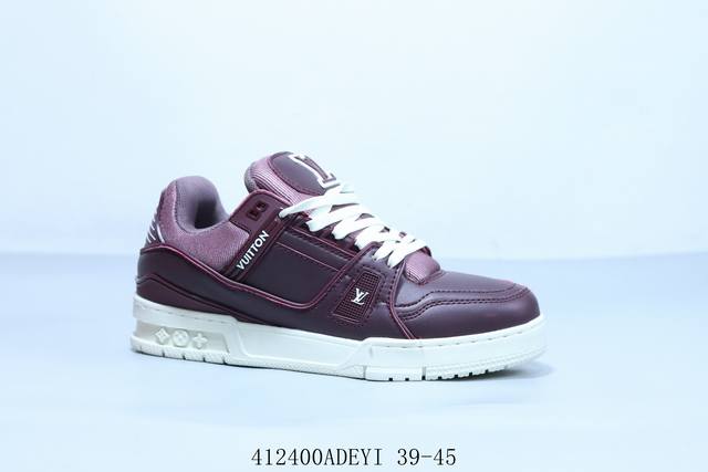 Lv Louis Vuitton Trainer Sneaker Low Casual Sports Culture All-Match Basketball