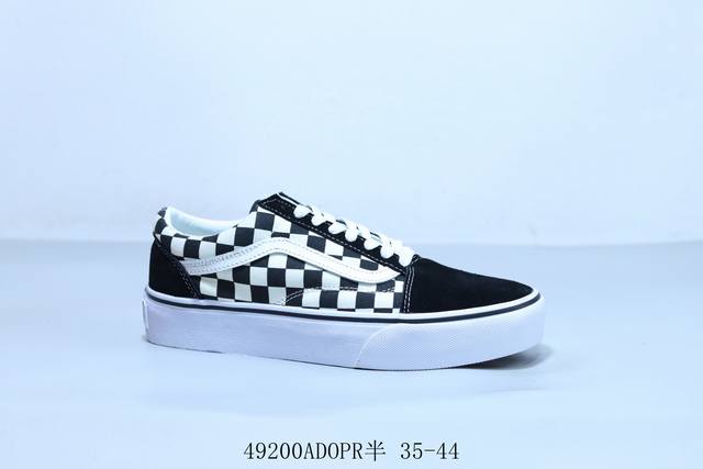 Vulcanization Process Pptsgt Vans Thick Bottom Classic Lazy Black And White Chec