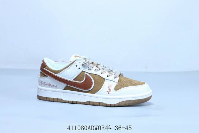 Nike Sb Dunk Low Pro Retro Low-Top Casual Sports Skateboard Shoes Saint Laurent