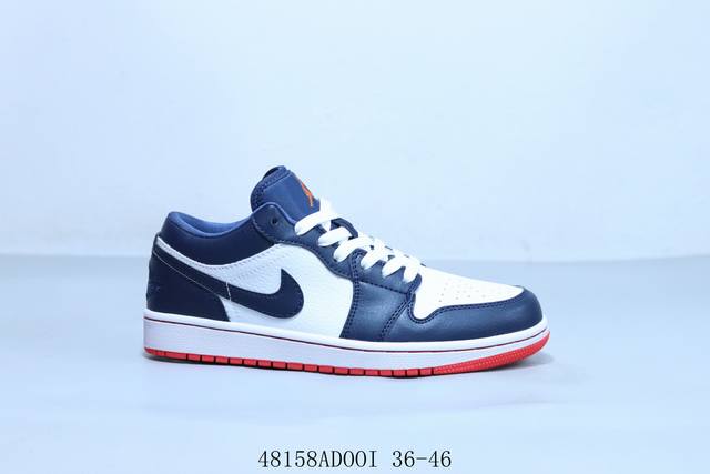 Nike Air Jordan 1 Low Gs White Black Pink Aj1 Jordan Generation Low-Top Classic