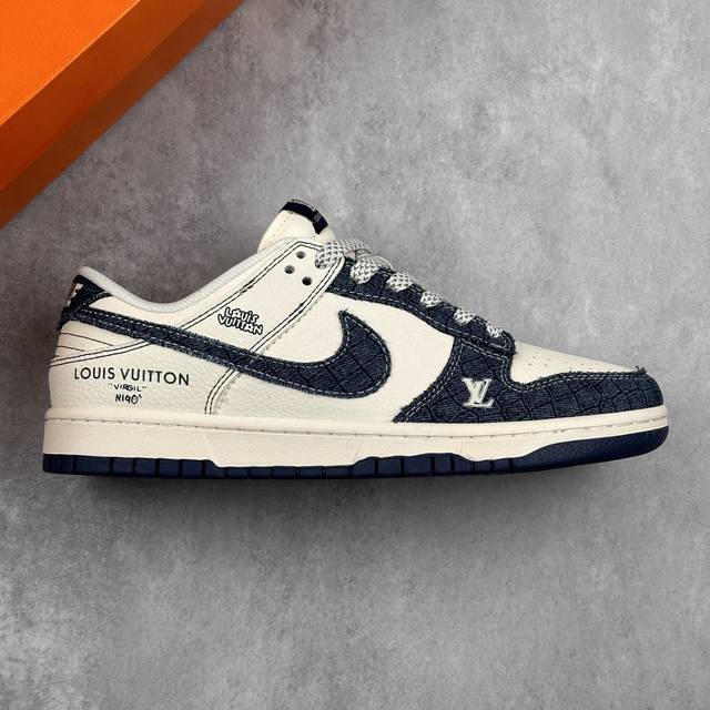 Local Core Private Nike Sb Dunk Low Lv Series Denim Blue Hook Anniversary High-E
