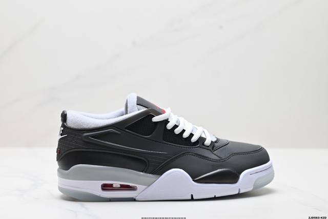 Company-Level Nike Air Jordan 4 Rm Non-Slip Low-Top Retro Basketball Shoes Rubbe
