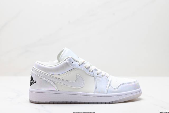 Genuine Nike Air Jordan 1 Low Aj1 Joe 1 Low-Top Casual Sneakers Synchronized Off