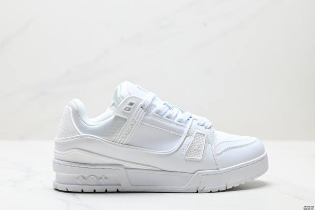 Genuine Brand New Lv Louis Vuitton Trainer Sneaker Low Casual Sports Culture All