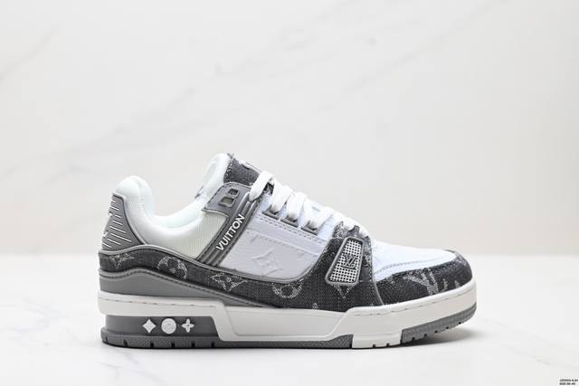 Genuine Brand New Lv Louis Vuitton Trainer Sneaker Low Casual Sports Culture All