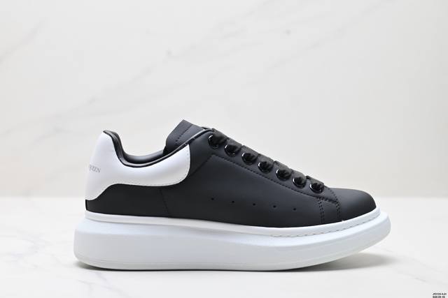 Company-Level Italian Luxury Brand Alexander Mcqueen Sole Leather Sneakers Low-T