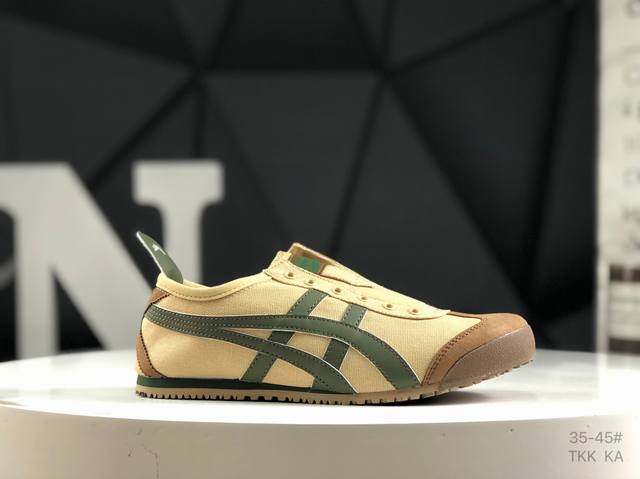 Genuine Logo With Half Size Asics Onitsuka Tiger Mexico66 Paraty Slip-On Asics O