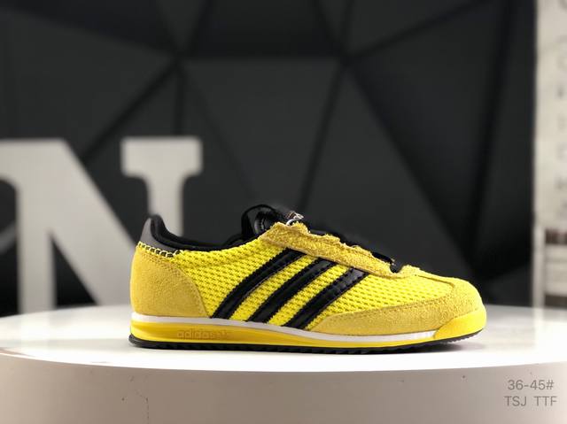 Adidas Originals Sl76 Og Yellow Series Low-Top German Training Football Style Al