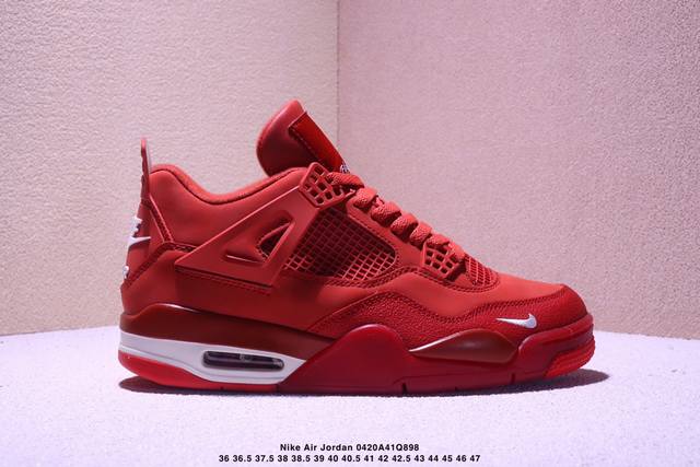 Company-Level Nike Air Jordan 4 Retro Michael Jordan Aj4 Generation Mid-Top Retr