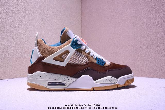 Company-Level Aj4 Air Jordan 4 Retro "Infrared" Aj4 Joe 4 Men's Cultural Basketb