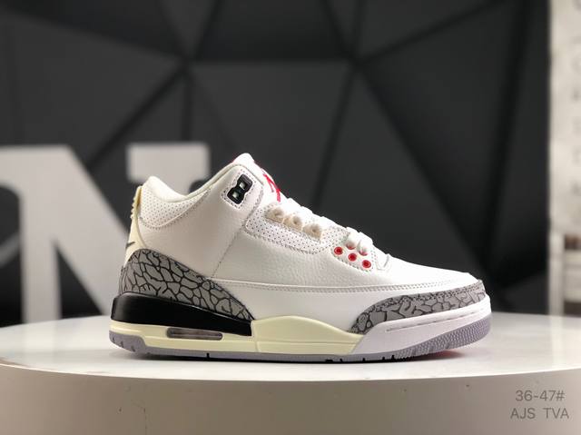 Genuine Label With Half Size Jordan Air Jordan 3 Retro Original Color Matching C