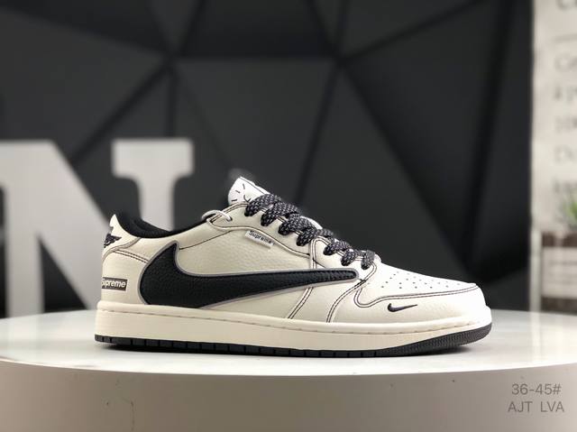 Company-Level With Half Size Nike Travis Scott X Nike Air Jordan 1 Low X Supreme