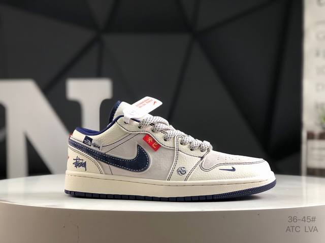 Company-Level With Half-Size Nike Air Jordan 1 Low Aj1 Joe 1 Low-Top Trendy Spor